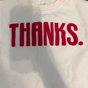THANKS. Graphic Baby Sweat Romper
